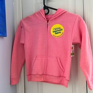 Kids hooded fleece zip up * multiple colors and sizes available*